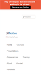 Mobile Screenshot of bitnative.com